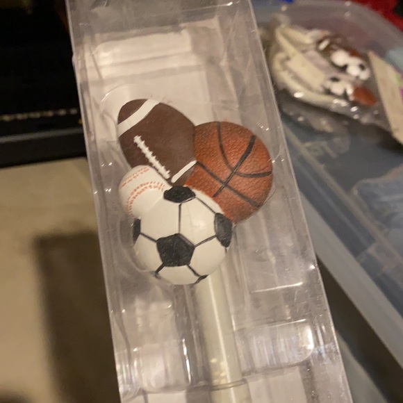 Style selections Other Sports Theme Adjustable Curtain Rods